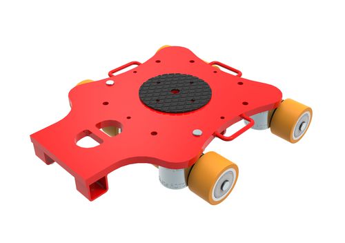 Rodador rotativo - ECO-Skate ROTOflex XL (PU) RFX10 10to - HTS Hydraulische Transportsysteme GmbH - para carga pesada / para transporte / 360°