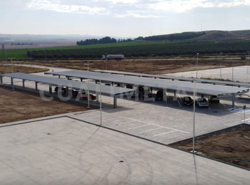 Cobertura para aparcamiento - MARQUISOL® - CUALIMETAL
