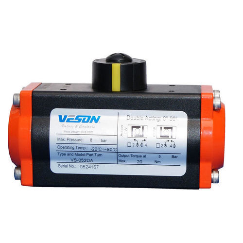 Actuador para válvula neumático - VS-052DA - pneumaticairactuator.com - rotativo / de pistón / de doble efecto