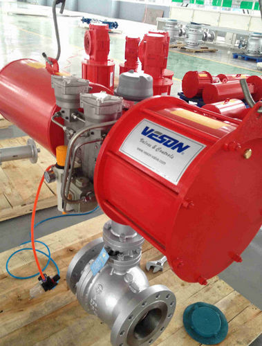 Válvula de bola - VSF - pneumaticairactuator.com - neumática / hidráulica / con brida
