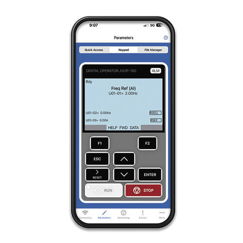 Aplicación móvil de supervisión - Intelli-Connect™ - Magnetek - de seguridad / de programación / configuración