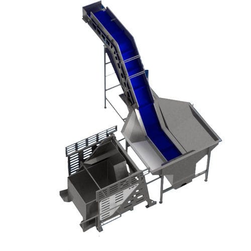 línea de lavado de alimentos para pescado