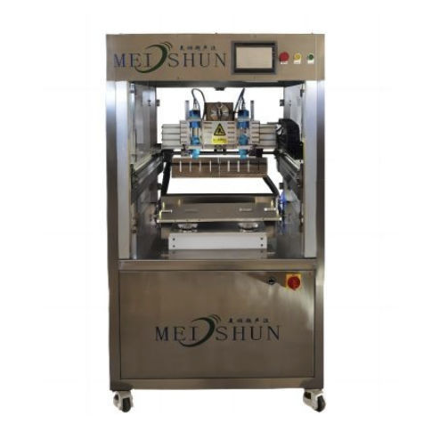 Cortadora de pasteles por ultrasonidos - HDMS-MSXT4200 - Handan City Meishun Machinery Co.,Ltd - rectangular / redonda / automática
