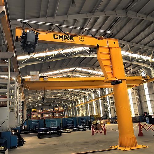 Grúa pluma de columna - CMAK Crane Systems - de pared / fijada al suelo / 360°