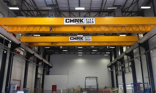 Puente grúa monorriel - CMAK Crane Systems - de riel doble / para uso intensivo
