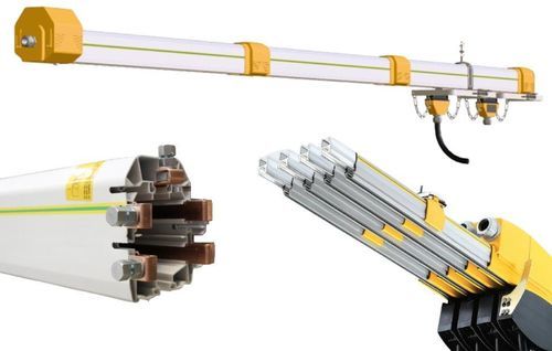 Electroducto cerrado - CMAK Crane Systems - de PVC / de potencia / modular