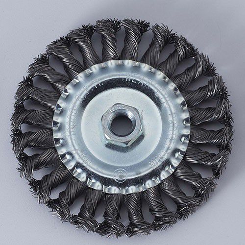 Cepillo circular trenzado - binic - de limpieza / apriete para el proceso de amolado / de acero inoxidable