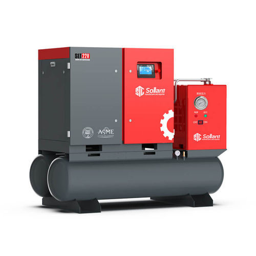 Compresor de tornillo - SLTI-22V - Shanghai Sollant Energy Saving Technology Co., Ltd - de aire / de nitrógeno / con motor eléctrico