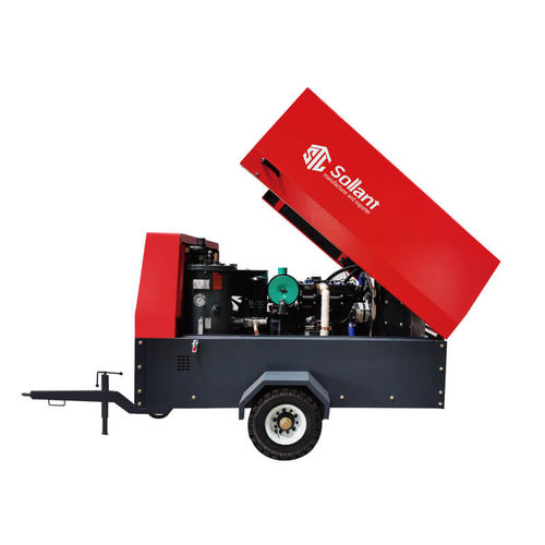 Compresor de 2 tornillos - SLTDP-29 - Shanghai Sollant Energy Saving Technology Co., Ltd - de aire / con motor diésel / móvil