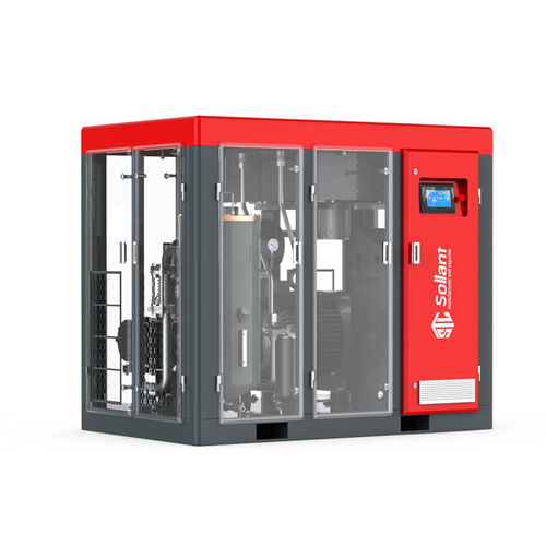 Compresor de tornillo - 100hp  - Shanghai Sollant Energy Saving Technology Co., Ltd - de aire / AC / estacionario