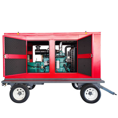 Grupo electrógeno diésel - SLT series - Shanghai Sollant Energy Saving Technology Co., Ltd - de gas / trifásico / con ruedas