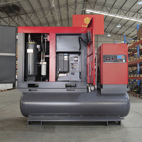 Compresor de tornillo - SLTI-7.5F - Shanghai Sollant Energy Saving Technology Co., Ltd - de aire / eléctrico / estacionario
