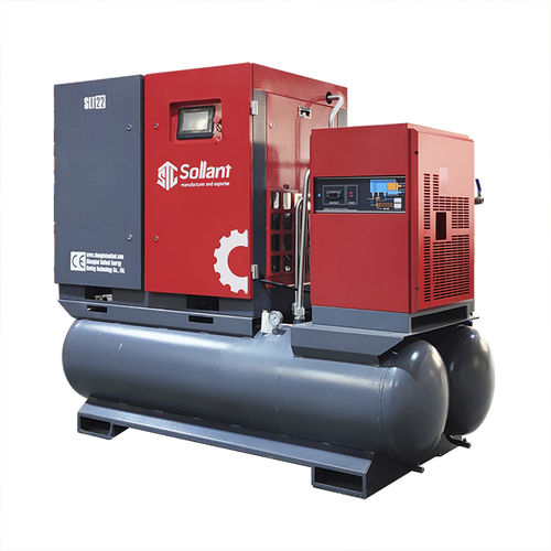 Compresor de tornillo - SLTI-11V - Shanghai Sollant Energy Saving Technology Co., Ltd - de aire / eléctrico / estacionario