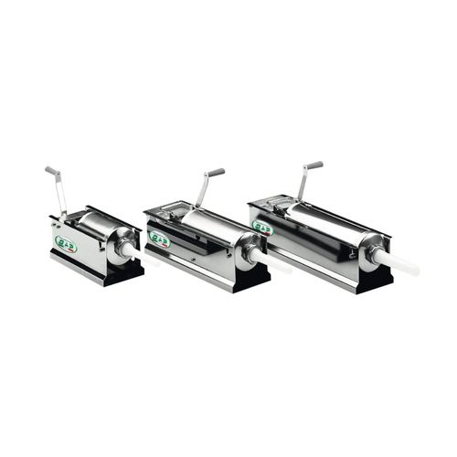 Máquina de llenado de salchichas - LT series - S.A.P. SRL - para la industria agroalimentaria / de pistón / horizontal