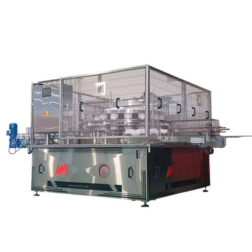 Llenadora volumétrica - RS - Emerito S.L. - automática / para frascos / de latas de conserva