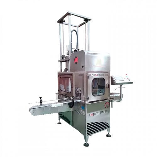Llenadora volumétrica - FM series - Emerito S.L. - automática / para botellas de vidrio / de botes