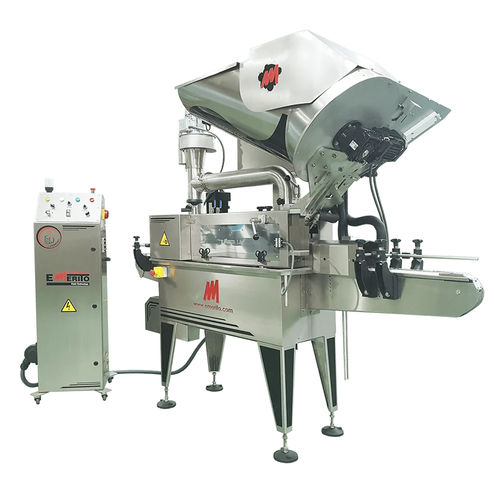 Encapsuladora lineal - Emerito 1.8 - Emerito S.L. - automática / para cápsulas Twist / para botellas de vidrio