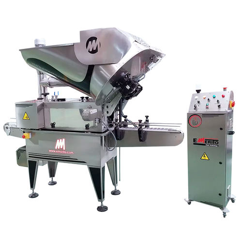 Encapsuladora lineal - Emerito 1.8 G - Emerito S.L. - automática / para cápsulas Twist / para botellas de vidrio