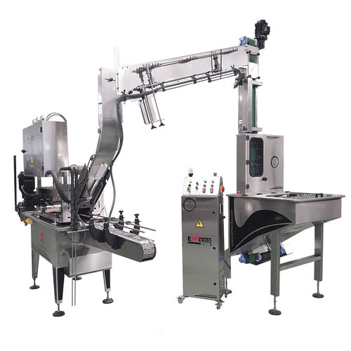 Encapsuladora lineal - Emerito 2.8 - Emerito S.L. - totalmente automática / para cápsulas Twist / para botellas