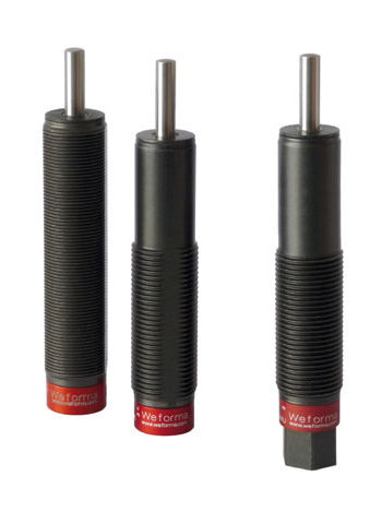 Amortiguador de choque - max. 120 °C | WP-M series - Weforma - hidráulico / para máquinas / a pistón