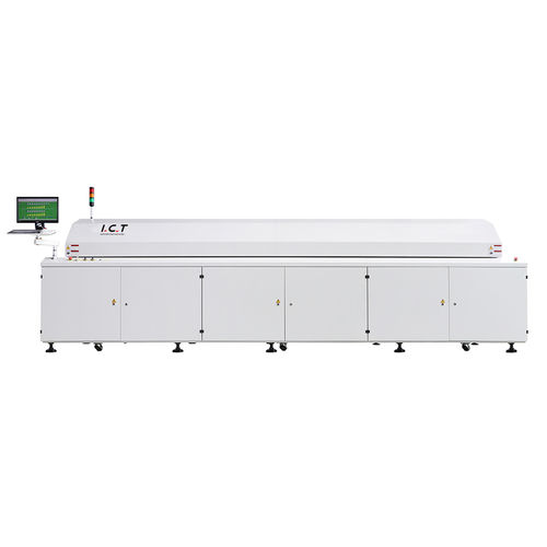 Máquina de soldadura blanda por refusión - Lyra series - Dongguan ICT Technology Co.,Ltd - controlada por PC / para componentes electrónicos / para aplicaciones automovilísticas