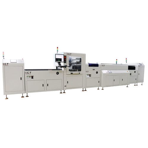 Máquina para estucado continua - I.C.T-T420  - Dongguan ICT Technology Co.,Ltd - automática / para PCB