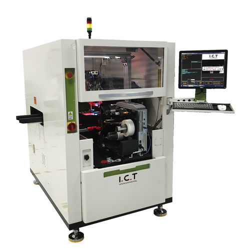 Etiquetadora automática - I.C.T-31 series - Dongguan ICT Technology Co.,Ltd - para PCB / para aplicación en la parte superior del producto / para etiquetas autoadhesivas