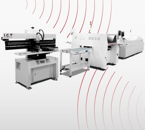Línea de producción de circuitos impresos - Dongguan ICT Technology Co.,Ltd - de alta velocidad / para líneas de ensamblaje