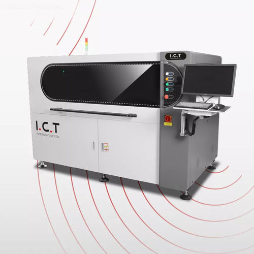 Máquina de serigrafia automática - I.C.T-1200/1500 - Dongguan ICT Technology Co.,Ltd - de pasta de soldadura / SMT / programable