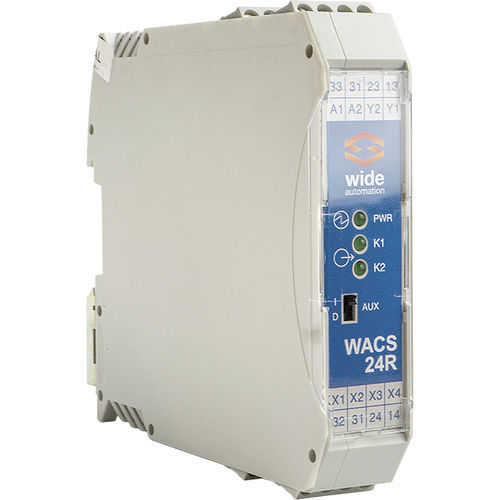Módulo de relé de seguridad - WACS24R - WIDE Automation - en riel DIN