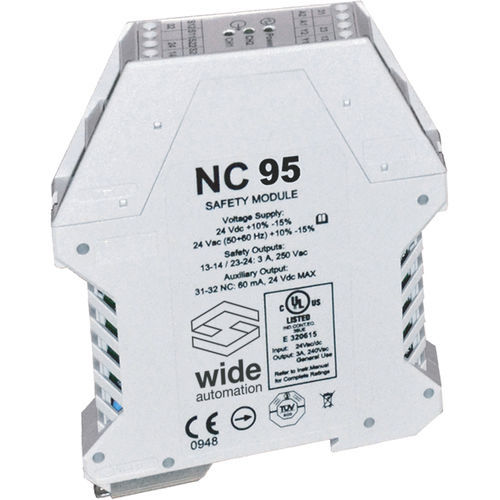 Módulo de relé de conmutación - NC95 - WIDE Automation - de seguridad / para montaje sobre riel DIN