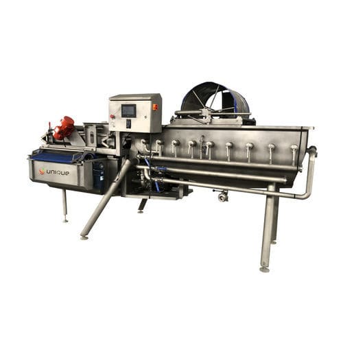 Lavadora de espinacas - XLQX4000 - Zibo Unique Machinery Co., Ltd. - para ensaladas / automática / de enjuague