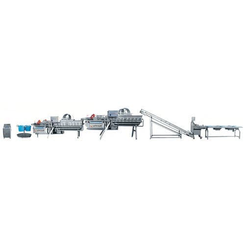 Línea de procesamiento de hortalizas para ensaladas - Zibo Unique Machinery Co., Ltd. - de lavado