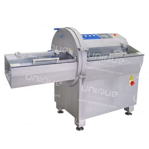 Cortadora de carne - Zibo Unique Machinery Co., Ltd. - automática / de cuchillas / 380 V trifásico