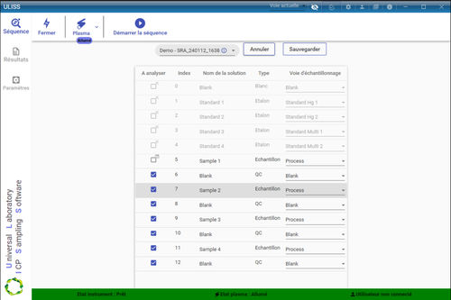 Software de gestión - ULISS - SRA - de muestreo / industrial / de autómata programable