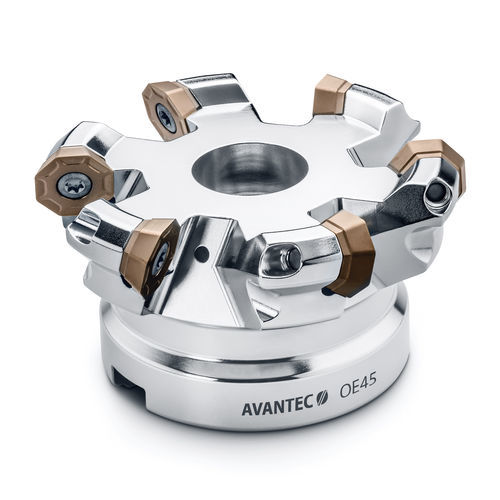 Fresa para planear - OE45 - Avantec Zerspantechnik GmbH - de plaquita / de desbaste / de acabado