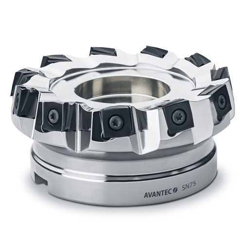 Fresa para planear - SN75 - Avantec Zerspantechnik GmbH - de plaquitas intercambiables / de desbaste / de acabado