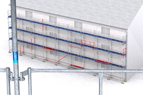 Andamio fijo - EE - Entrepose Echafaudages - de fachada / modular