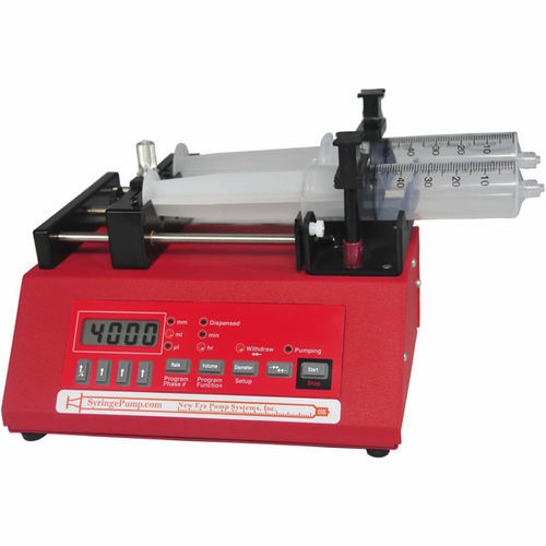 Bomba de dos jeringas - NE-4000 - New Era Pump Systems, Inc. - para productos químicos / con motor paso a paso / autocebante