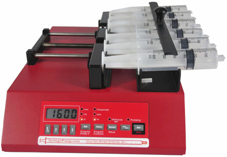 Bomba con jeringas múltiples - NE-1600 - New Era Pump Systems, Inc. - para productos químicos / con motor paso a paso / autocebante