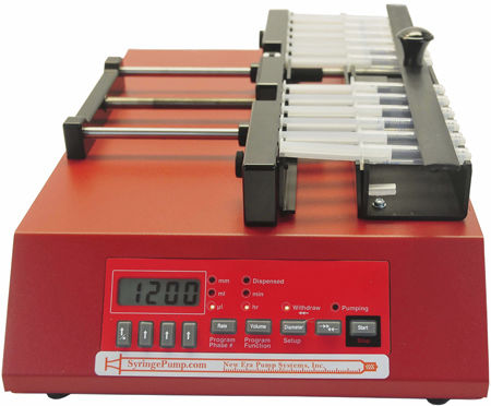 Bomba con jeringas múltiples - NE-1200 - New Era Pump Systems, Inc. - para productos químicos / con motor paso a paso / autocebante