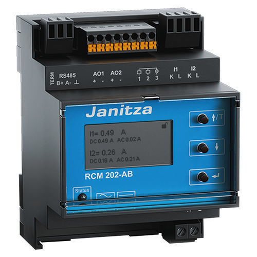 Aparato de vigilancia de la corriente residual - RCM 202-AB - Janitza electronics GmbH - de medición / RS-485 / continuo