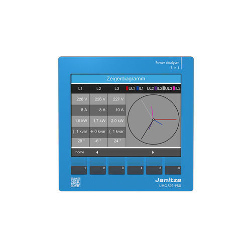 Aparato de vigilancia de calidad de la energía - UMG 509-PRO - Janitza electronics GmbH - de la corriente residual / digital / continuo