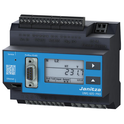 Aparato de vigilancia de calidad de la energía - UMG 605-PRO - Janitza electronics GmbH - de temperatura / de tensión / de medición
