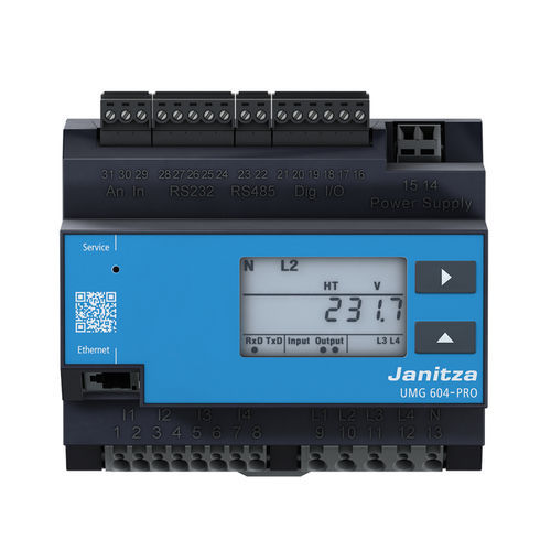Aparato de vigilancia de medición - UMG 604-PRO - Janitza electronics GmbH - de calidad de la energía / Ethernet / PROFIBUS