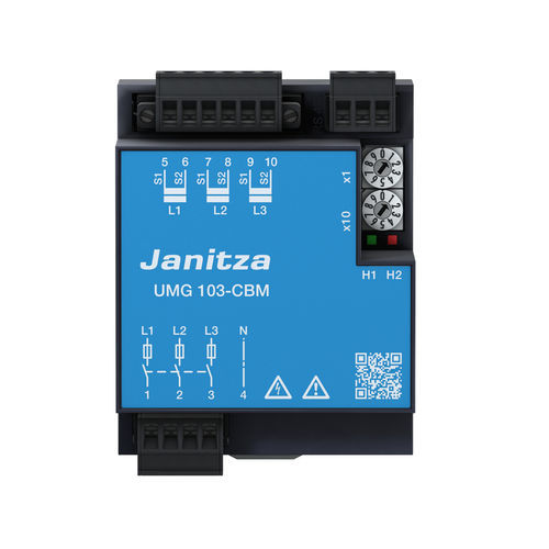 Instrumento de medida de calidad de la energía - UMG 103-CBM - Janitza electronics GmbH - de potencia / parámetro eléctrico / industrial