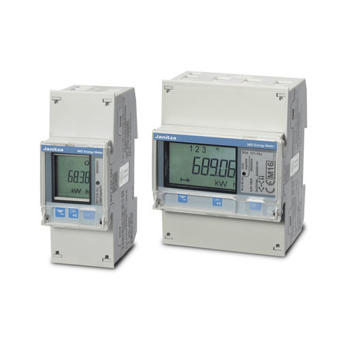 Contador de energía eléctrica certificado MID - B series - Janitza electronics GmbH - monofásico / trifásico / Modbus RTU