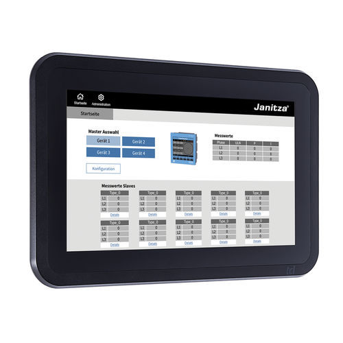Aparato de vigilancia inteligente - 100-WEB - Janitza electronics GmbH - de potencia / de corriente / de tensión