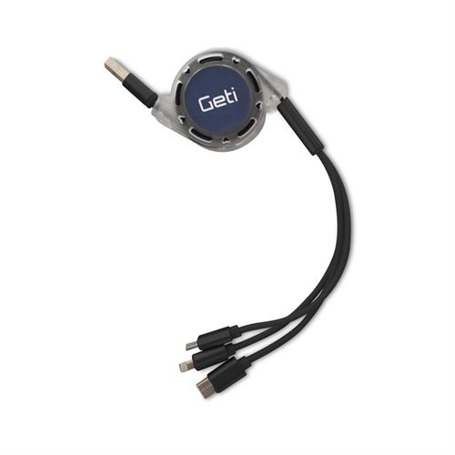 Cable eléctrico de alimentación - GCU 01 - GETI - micro USB / USB Type-C / plano