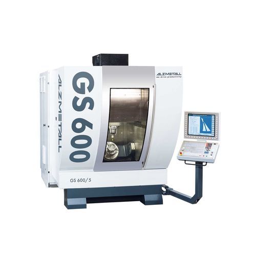 Centro de mecanizado CNC 3 ejes - GS 600/5 - Alzmetall - vertical / de pórtico / con mesa rotativa